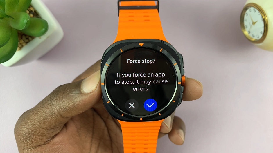 Force Stop (Quit) Apps On Galaxy Watch Ultra