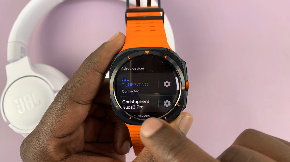 How To Connect Bluetooth Headphones To Galaxy Watch Ultra