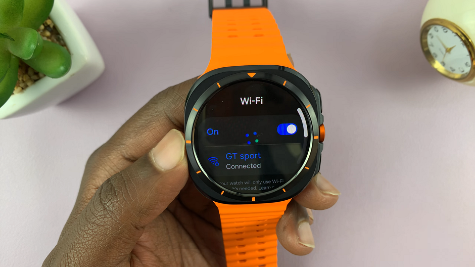 How To Log Off Wi-Fi Network On Galaxy Watch Ultra