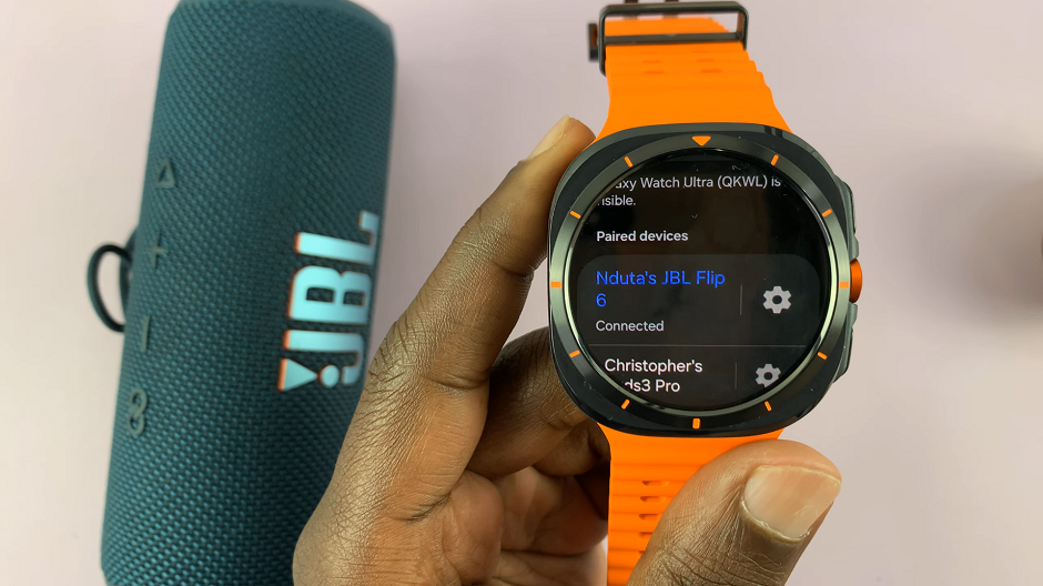 Connect a Bluetooth Speaker To Galaxy Watch Ultra