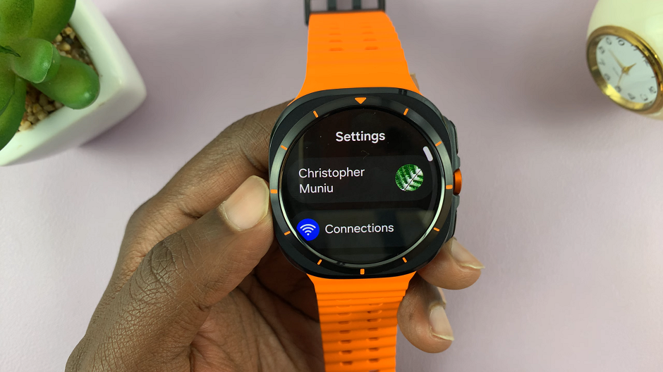 Connections Menu On Galaxy Watch Ultra