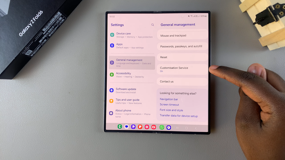 How To Enable / Disable 'Customized SmartThings' On Samsung Galaxy Z Fold 6