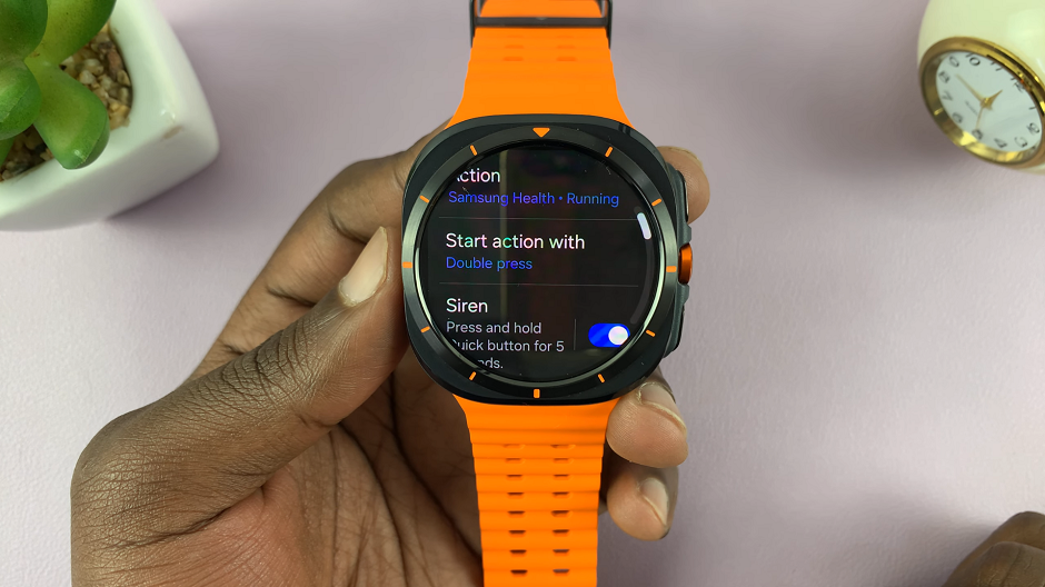 How To Activate Quick Button With Double Press On Galaxy Watch Ultra