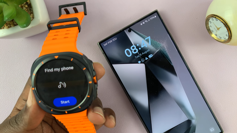 'Find My Phone' On Samsung Galaxy Watch Ultra