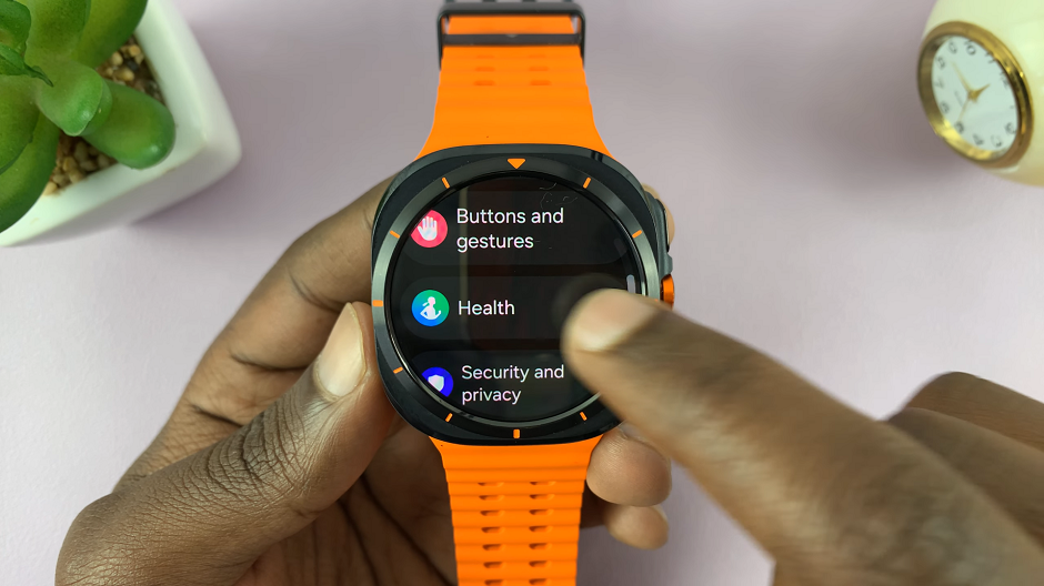 Health app On Galaxy Watch Ultra