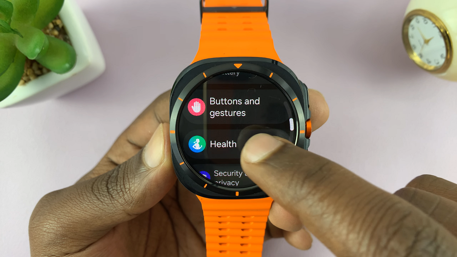 Health App On Galaxy Watch Ultra