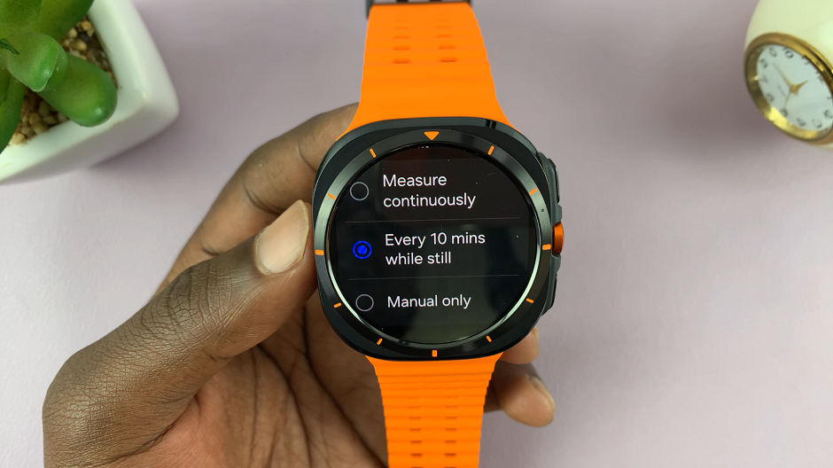 Measure Heart Rate Continuously On Galaxy Watch Ultra