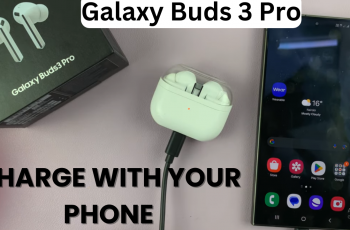 How To Charge Samsung Galaxy Buds 3 Pro With Your Phone