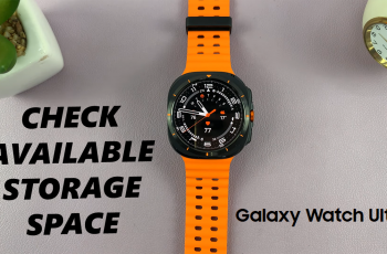 How To Check Available Storage Space On Samsung Galaxy Watch Ultra