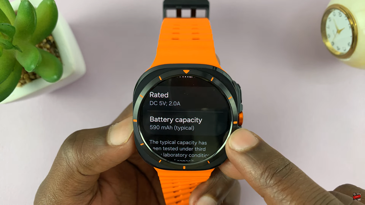 How To Check Battery Capacity On Samsung Galaxy Watch Ultra