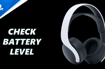 How To Check Battery Level On Sony PS5 Pulse 3D Headset