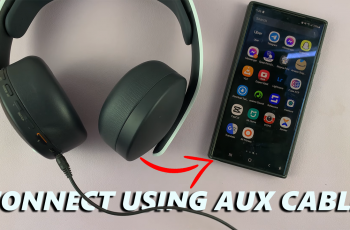 How To Connect SONY Pulse 3D Headset To Smartphone (AUX Cable)