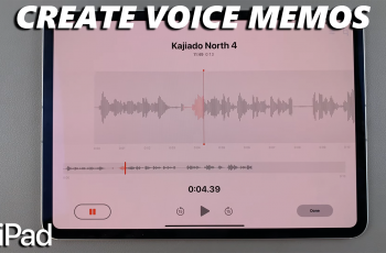 How To Create Voice Memos On iPad