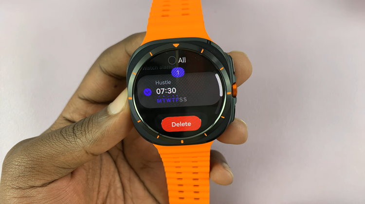 How To Delete Alarms On Samsung Galaxy Watch Ultra