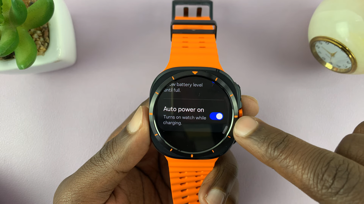 How To Enable & Disable 'Auto Power ON' On Samsung Galaxy Watch Ultra