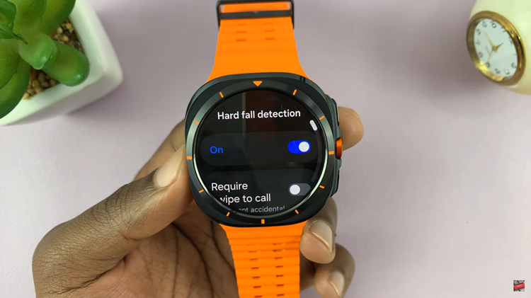 How To Enable & Disable Hard Fall Detection On Samsung Galaxy Watch Ultra