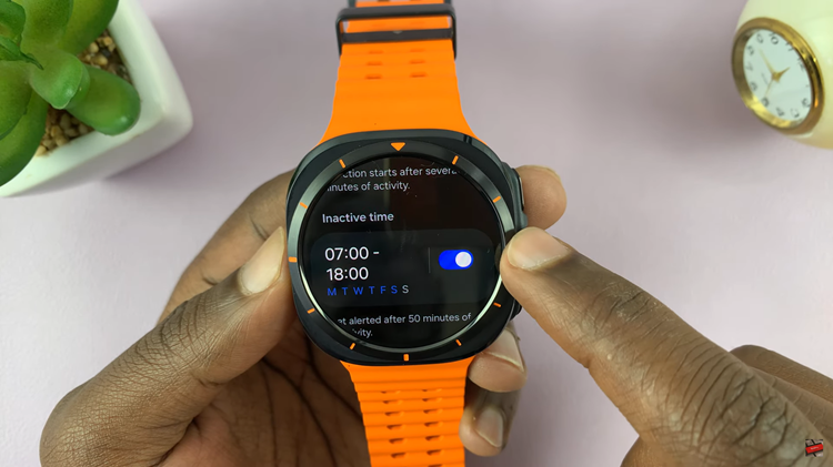 How To Enable & Disable Inactivity Alerts On Samsung Galaxy Watch Ultra