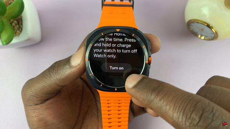 How To Enable Watch Only Mode On Samsung Galaxy Watch Ultra