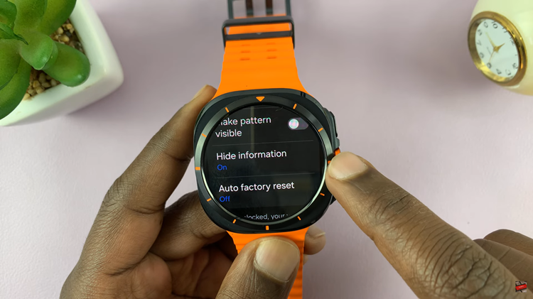 How To Hide Notification Contents On Lock Screen Of Samsung Galaxy Watch Ultra