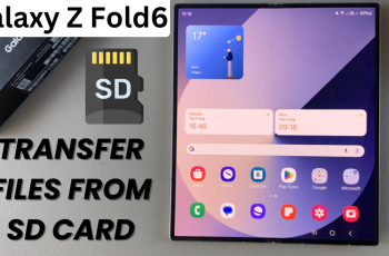 How To Transfer Files From SD Card To Samsung Galaxy Z Fold 6