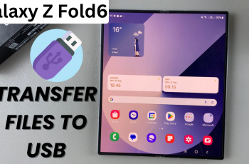 How To Transfer Files From Samsung Galaxy Z Fold 6 To USB Flash Drive