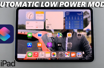 How To Turn ON Low Power Mode Automatically On iPad