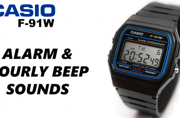 How To Turn ON & OFF Alarm & Hourly Beep Sounds On Casio F 91W