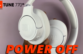 How To Turn Off (Power Off) JBL Tune 770 NC Headphones