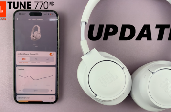 How To Update Firmware On JBL Tune 770 NC Headphones