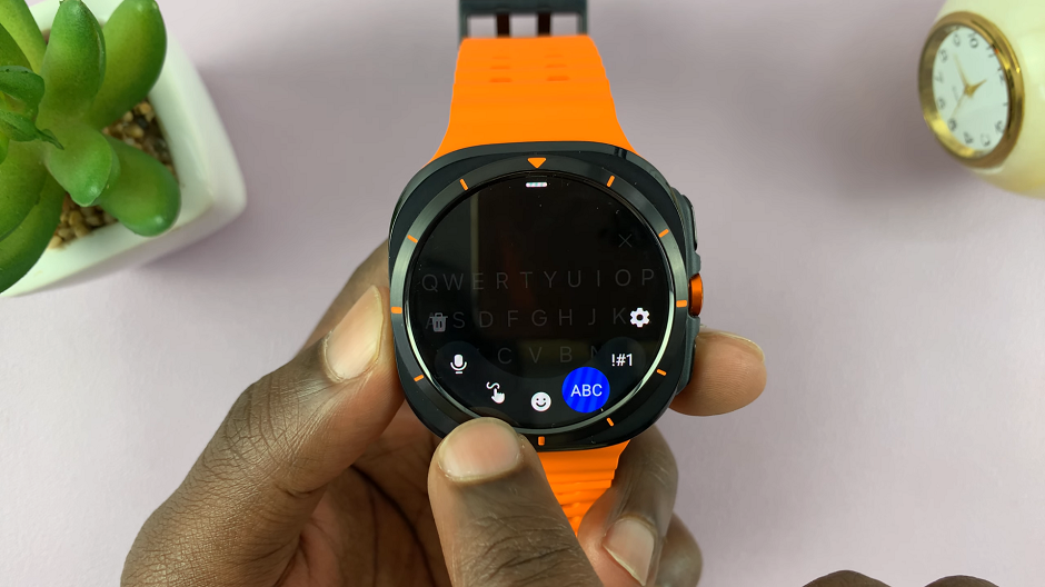 How To Use Swipe Typing (Hand Writing) On Galaxy Watch Ultra