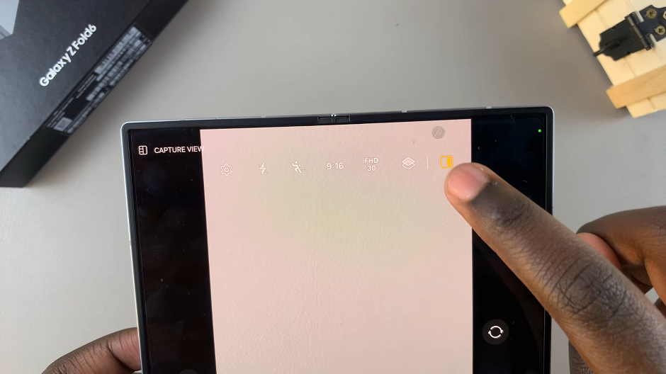Turn Cover Screen Preview OFF On Galaxy Z Fold 6 Camera