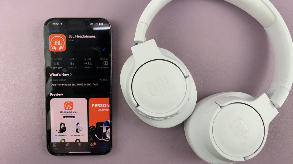 Connect JBL Tune 770 NC Headphones To iPhone iPad App