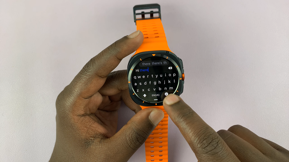 How To Reply To WhatsApp Messages On Galaxy Watch Ultra