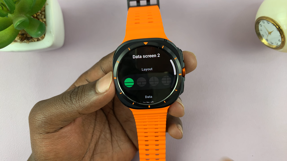 How To Customize Data Screens For Exercises On Galaxy Watch Ultra