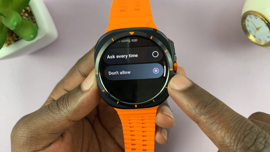 How To Manage Location Services (GPS) On Galaxy Watch Ultra