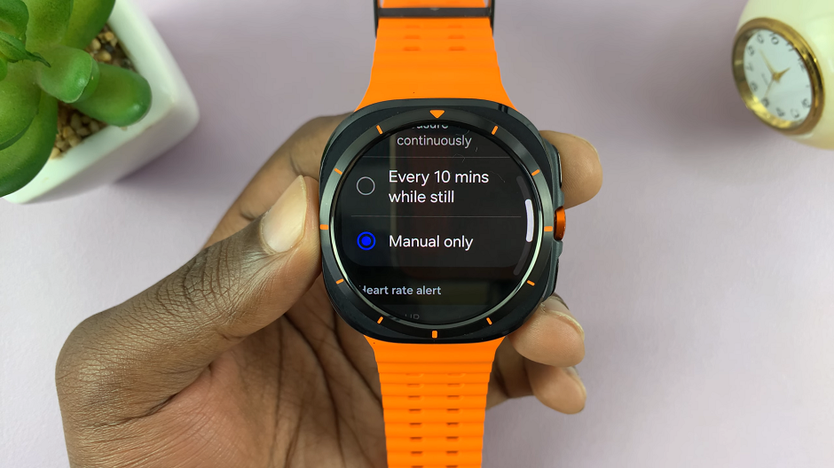 Disable Automatic Heart Rate Monitoring On Galaxy Watch Ultra