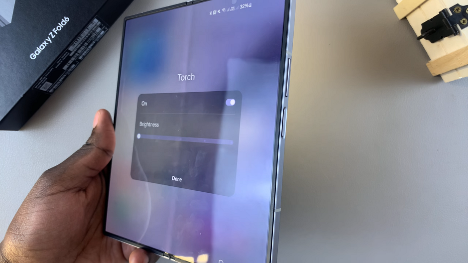 How To Decrease Torch Brightness On Samsung Galaxy Z Fold 6