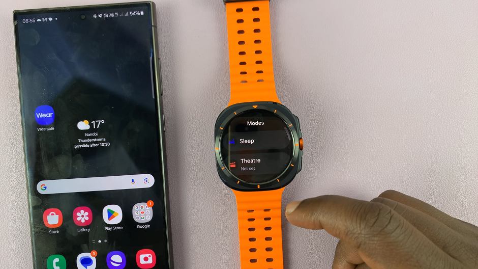 How To Sync/Unsync Modes On Galaxy Watch Ultra With Phone