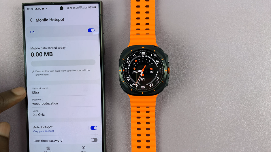 How To Connect Galaxy Watch Ultra To Phone's Hotspot