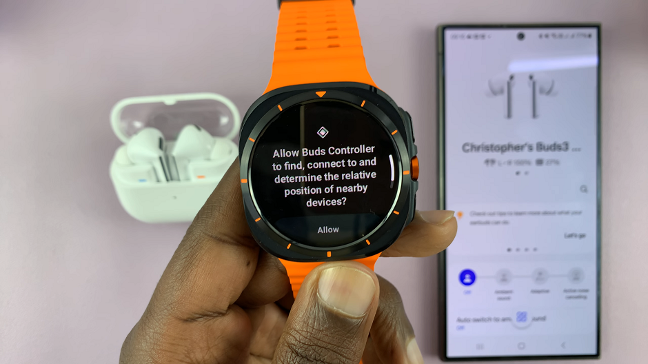How To Control Galaxy Buds With Galaxy Watch Ultra