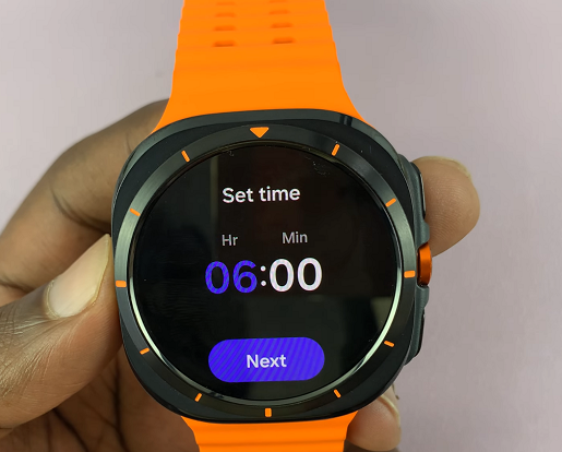 Set Alarm Time On Galaxy Watch Ultra