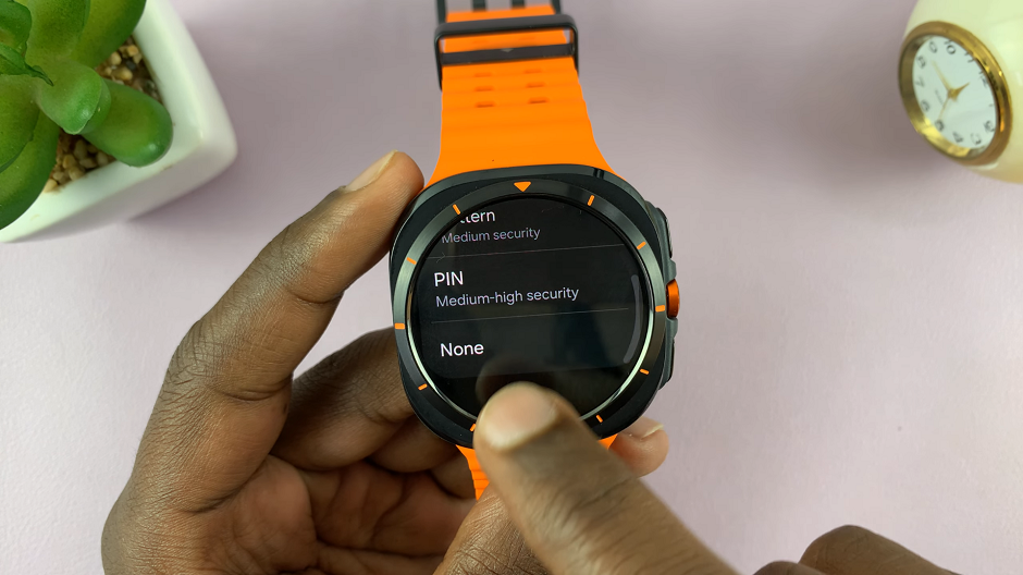 Remove Lock Screen PIN/Pattern On Galaxy Watch Ultra