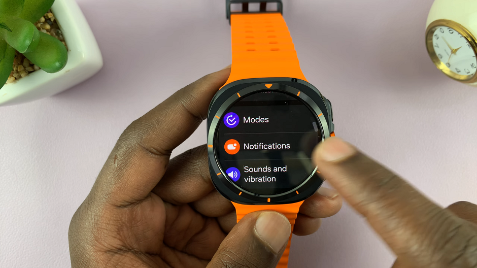 Notifications On Galaxy Watch ultra