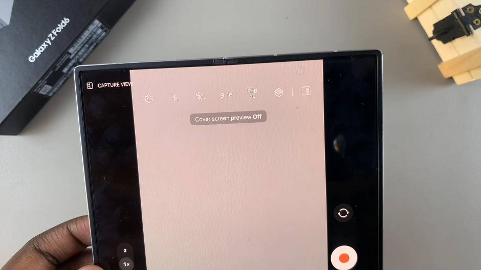 How To Turn Cover Screen Preview OFF On Galaxy Z Fold 6 Camera