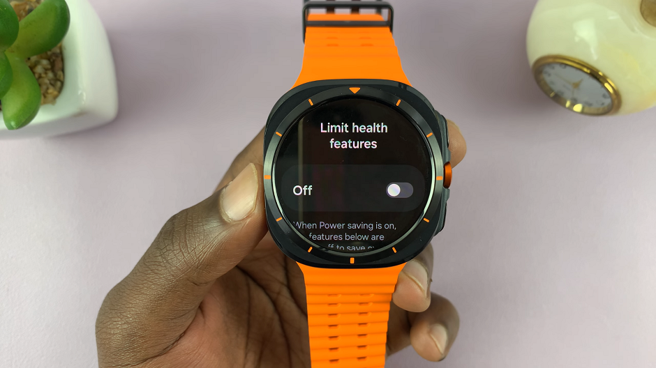 Stop Limiting Health Features In Power Saving Mode On Galaxy Watch Ultra