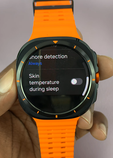 How To Disable 'Measure Skin Temperature During Sleep' On Galaxy Watch Ultra