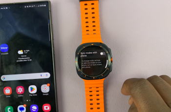 How To Sync/Unsync Modes On Galaxy Watch Ultra With Phone