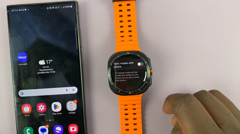 How To Unsync Modes On Galaxy Watch Ultra With Phone