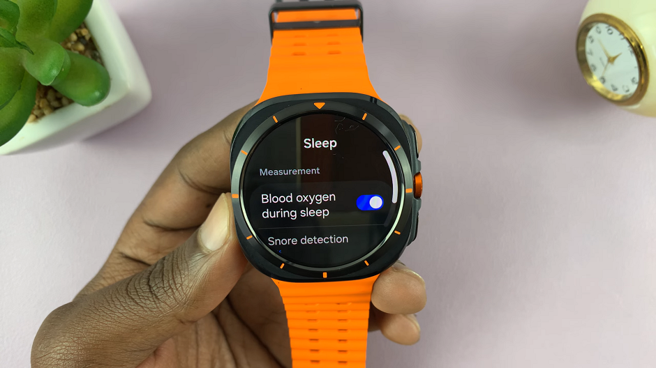 Make Your Galaxy Watch Ultra Measure Blood Oxygen During Sleep