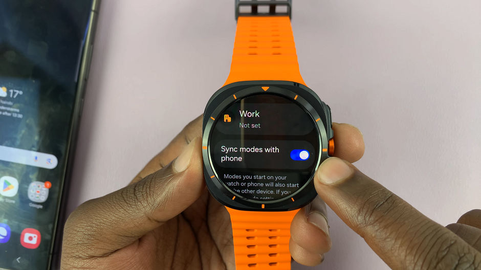 How To Sync Modes On Galaxy Watch Ultra With Phone